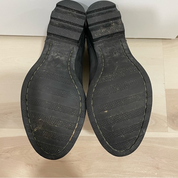 Sorel Booties Women’s 7.5 Black Danica Leather Side Zip Ankle Casual Moto - Picture 8 of 14